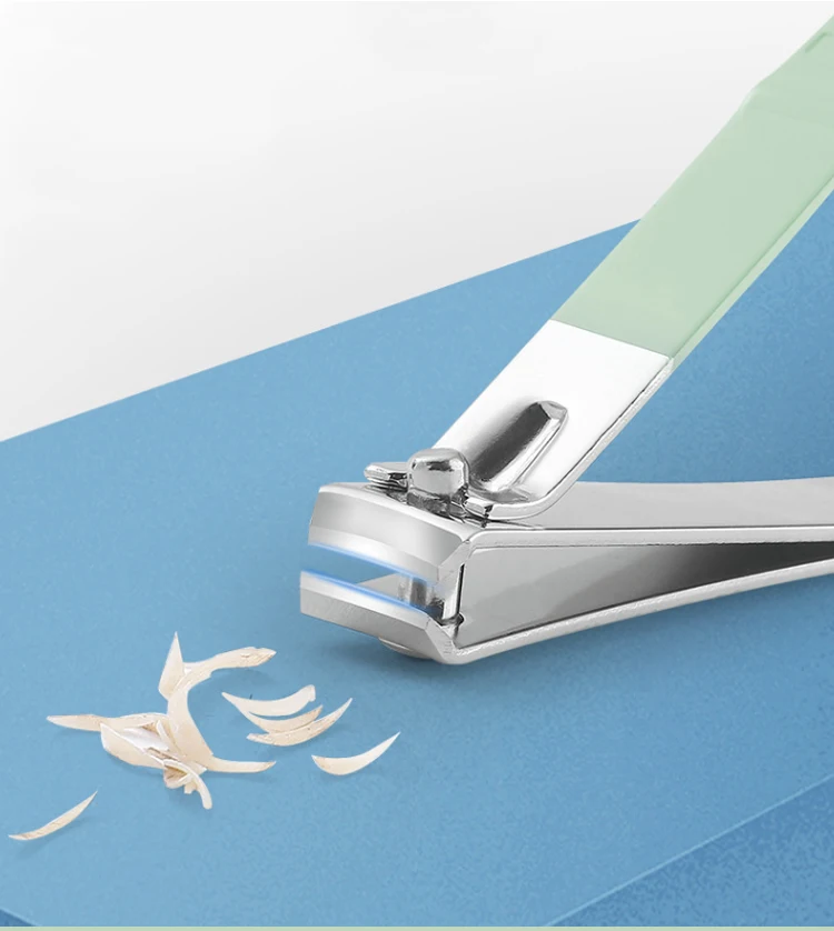 Nail Clippers Stainless Steel 3-Piece Color Nail Clippers Set Diagonal Nail Clippers Large Size Single Nail Clippersaa