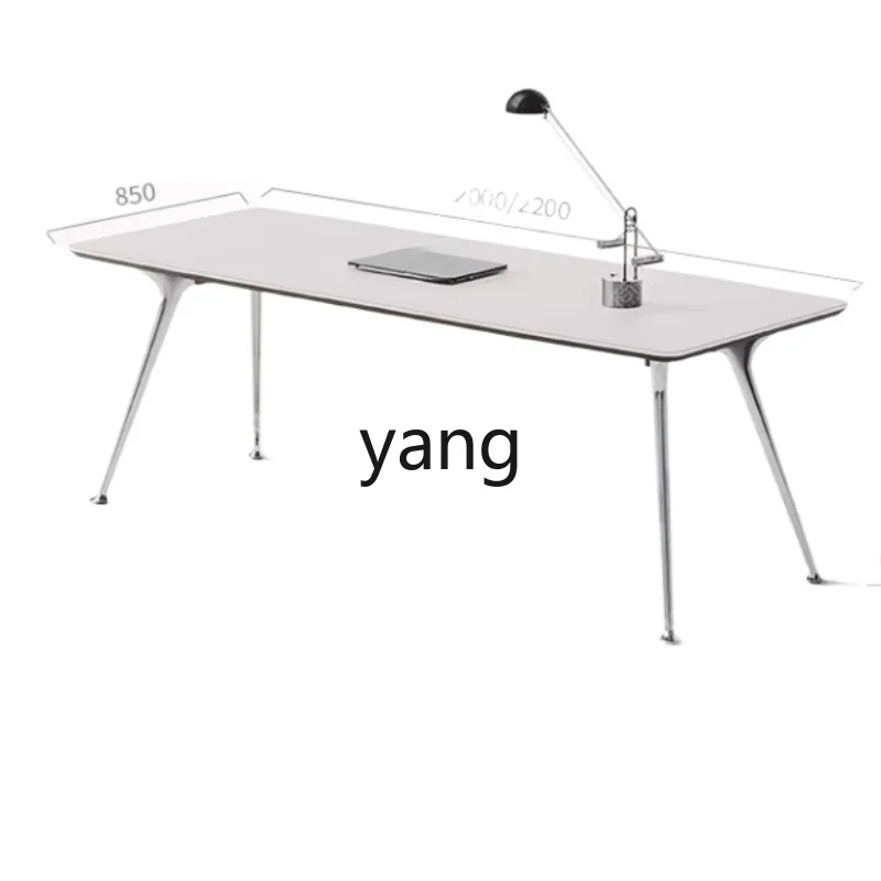 

Yjq Manager's Office Desk Simple Modern Designer Model Office Desk and Chair Combination