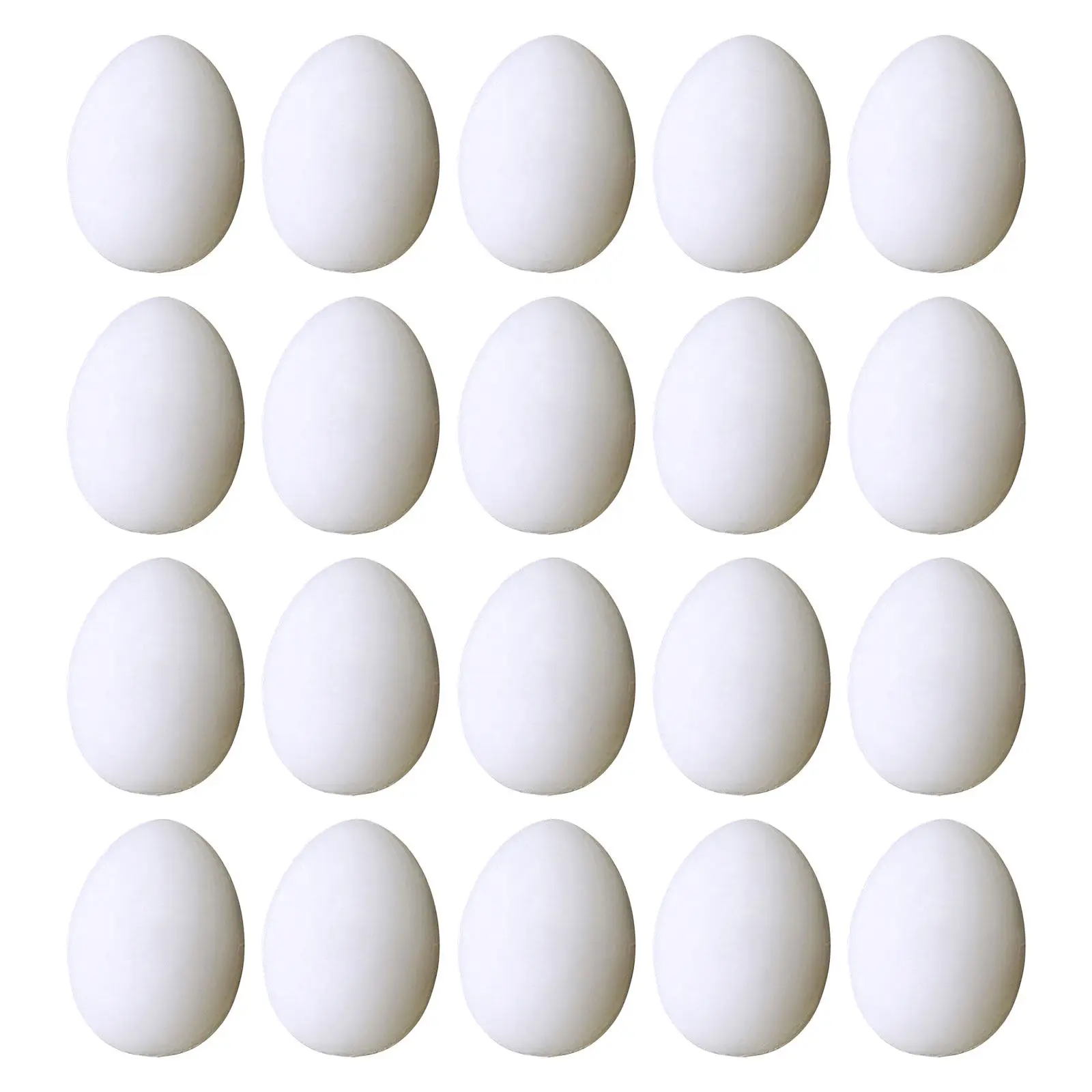 29Pcs Plastic Artificial Pigeon Eggs Reusable Fake Nesting Egg Decoys Effective Brooding Training Eggs for Pigeon Dove Breeding