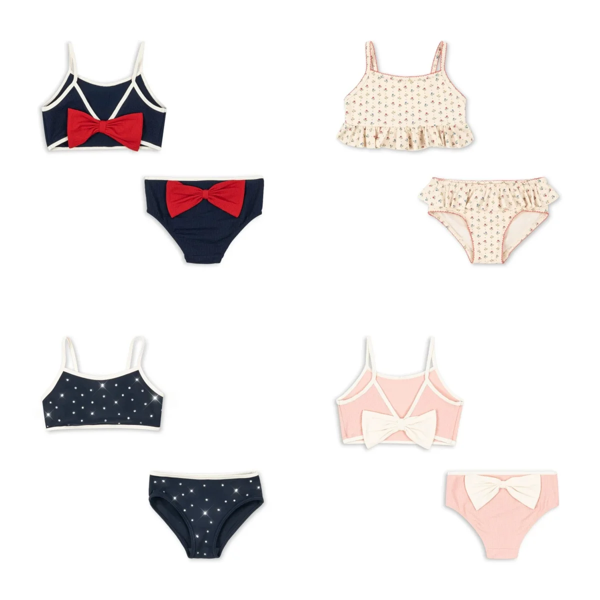 

Toddler Girls Swimming Suits New Summer Cherry Infant Baby Clothes Kids Flower Swimwear Children Swimsuits Cute Bikini Set