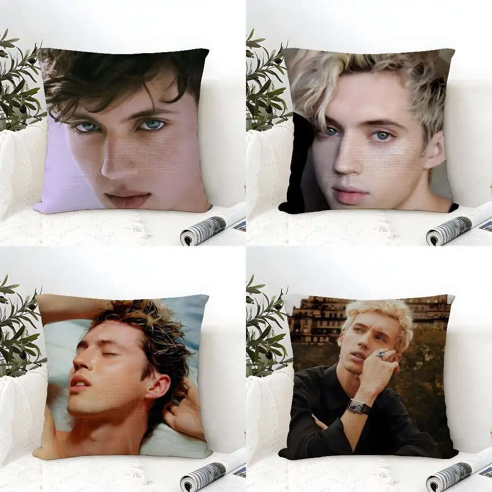Singer T-Troye S-Sivan Pillow Case linen pillow case sofa home decor cushion cover cushion cove