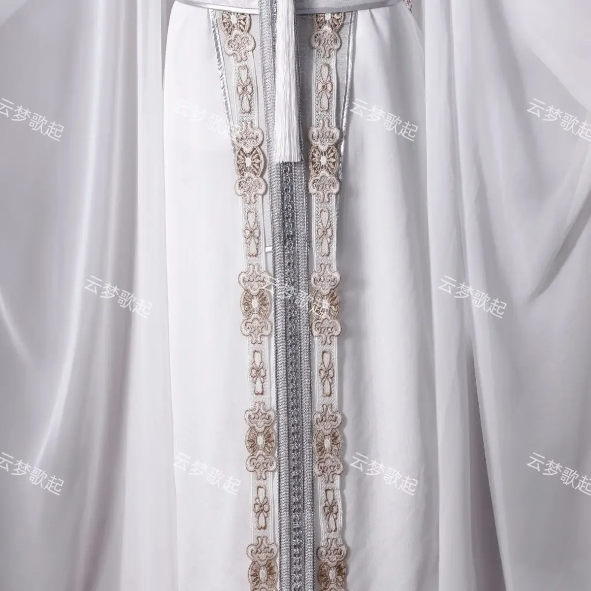 ChuWanning MoRan سلسلة الآثار التلفزيونية الصينية 2Ha الخلود تشو Wanning تأثيري تشو Wanning زي فستان أبيض Hanfu القديمة