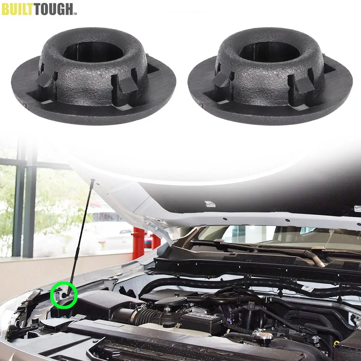 For Nissan Navara Pathfinder JUKE F15 NP300 Xterra Frontier 657732J000 Bonnet Hood Support Prod Rod Clamp Clip Grommet