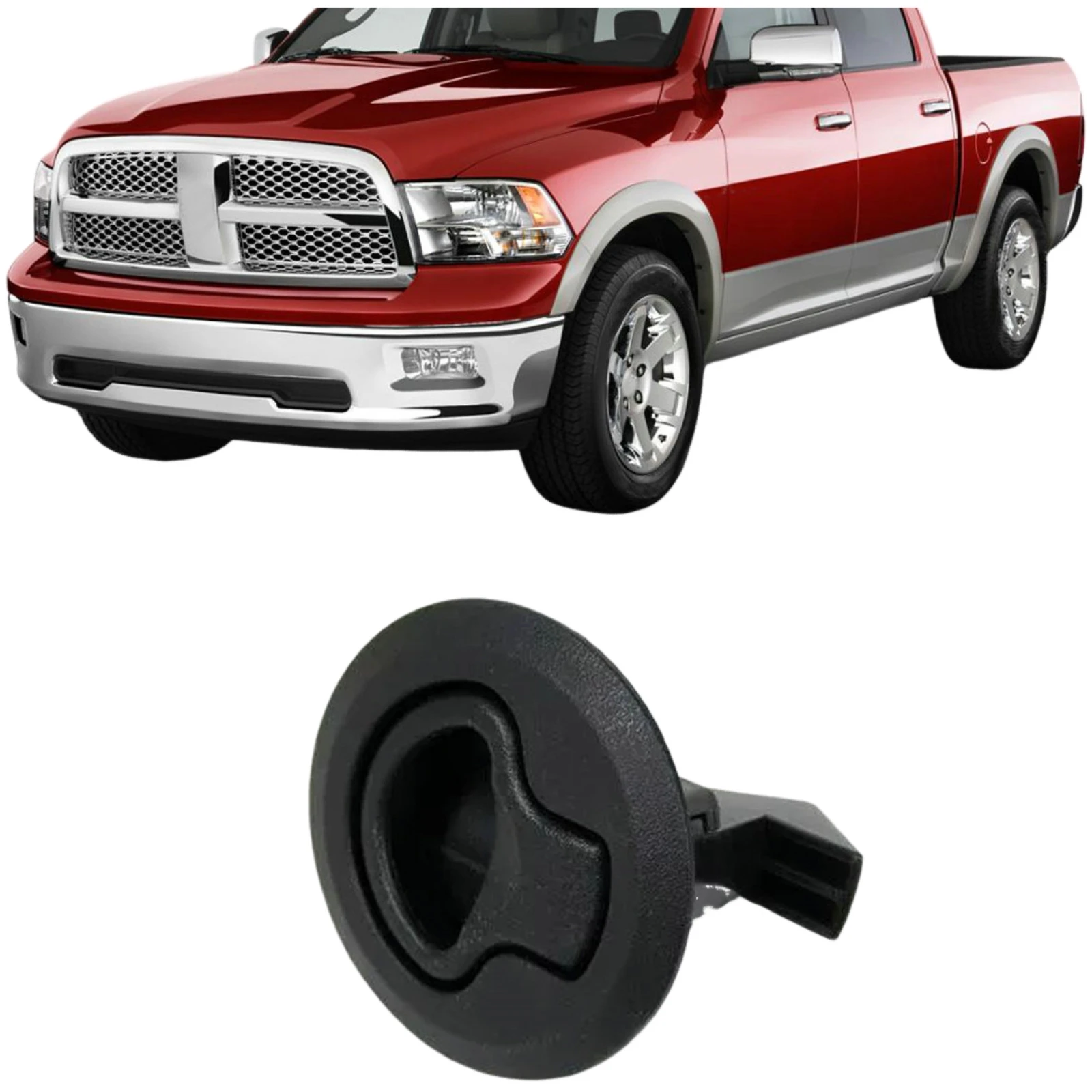 1Pcs Truck Under Rear Seat Storage Latch Assembly 68059730AB For 2010-2012 DODGE RAM 1500 2500 Car Interior Accessories