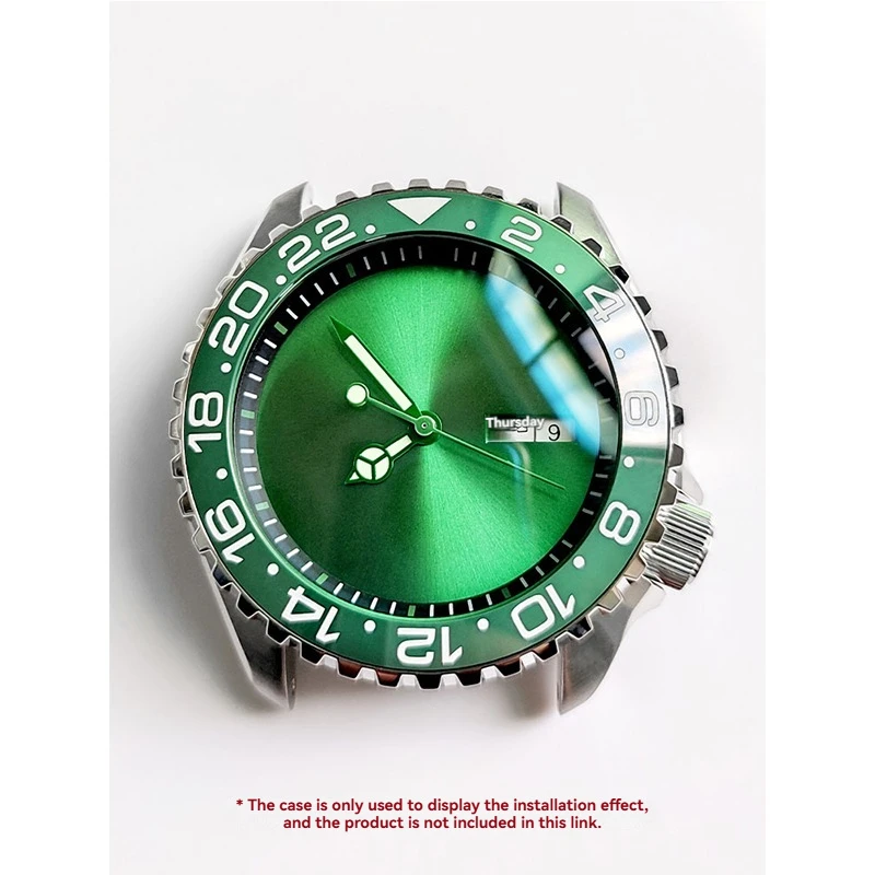 Luz noturna verde c3 de segunda mão para seiko sk007 srpd nh35/nh36 4r36 movimento ponteiro modificado acessórios de relógio