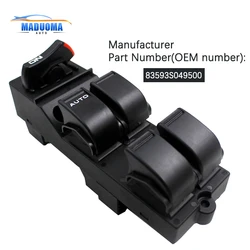 Master Power Window Switch 83593-S04-9500 83593S049500 83593S049500 For Honda Civic CX EX HX LX Si 4 Door 1996-2000