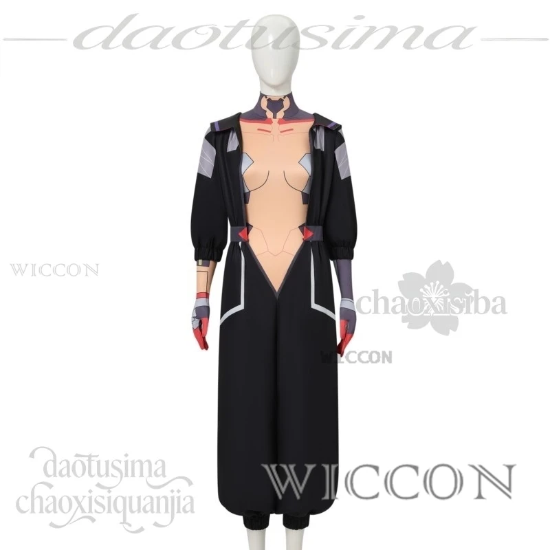 Disfraz de Halloween, estilo anime punk, 2, para cosplay, Taliya Yang, disfraz de mujer, mono punk Y2K, body, moda gótica.