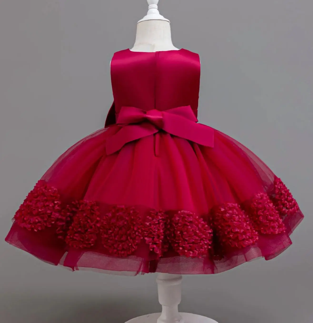 Child Girl Christmas Dress Kid Girly Dresses Child Puffy Clothes Ball Gown