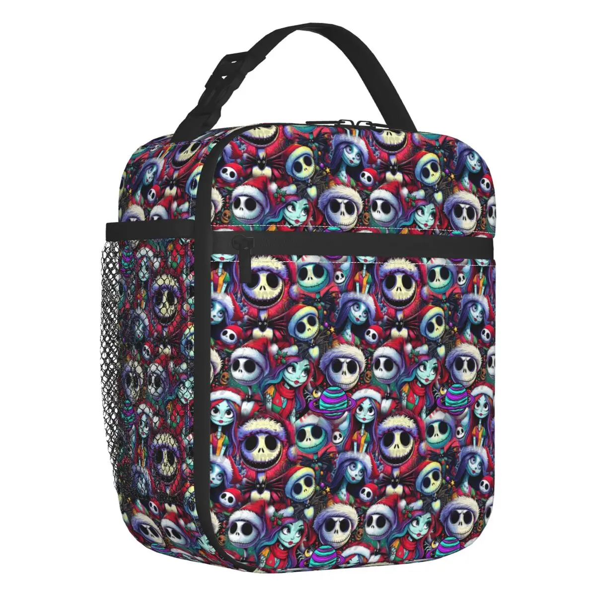 

Изолированная сумка для обеда «Кошмар перед Рождеством» для женщин, водонепроницаемая американская музыкальная фэнтезийная пленка-холодильник, термосумка для обеда