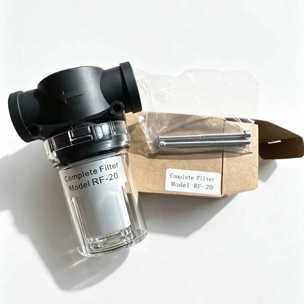 RF Vacuum Filter RF-15/20 Vacuum Pump Filter High Flow Negative Pressure Separation Filter Detachable