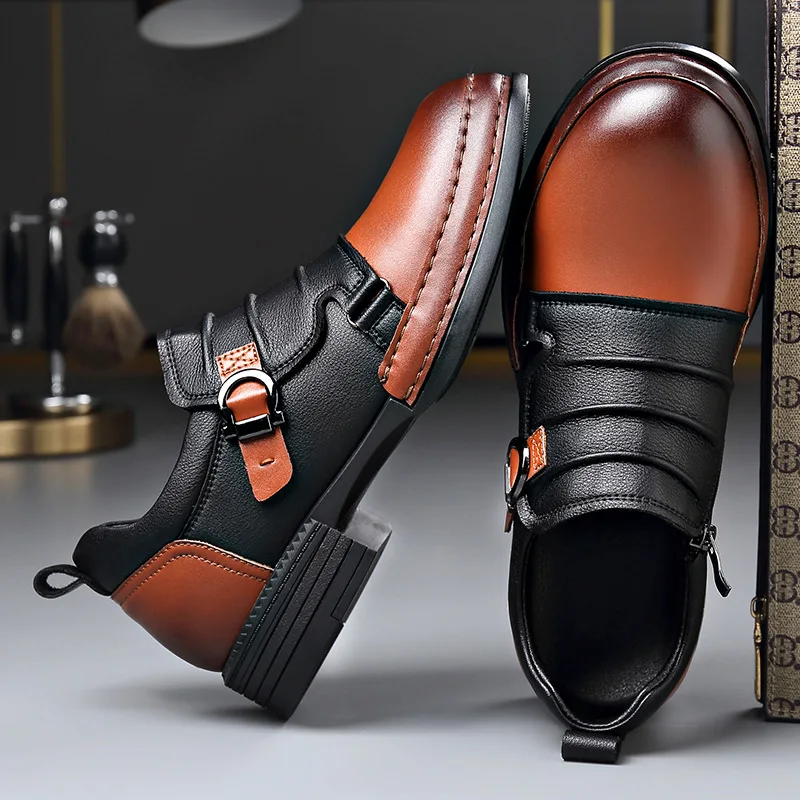 

Мужская обувь, весенние ботинки челси в британском стиле, модные удобные короткие ботинки для мужчин, ботинки с боковой молнией, Zapatos