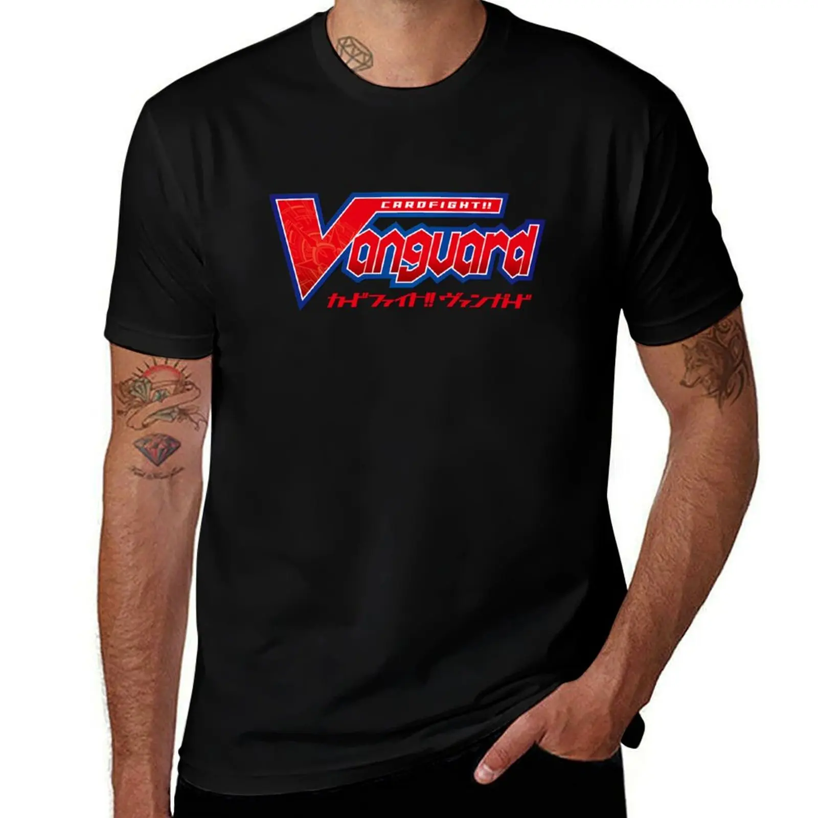 

Logo Cardfight!! Vanguard T-Shirt Basic Plain Tee for Spring and Summer