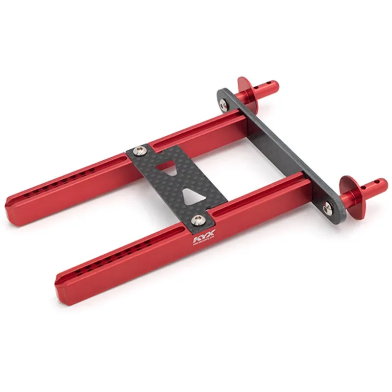 KYX Racing Aluminum Carbon Fibre Rear Body Mount Post Bracket Car Shell Column Upgrades for 1/10 RC Crawler Traxxas TRX4 TRX4