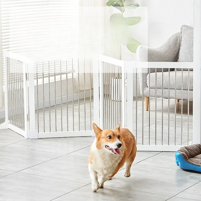 Playpen Folding Large Dog Fence Circle modern Grating Balcony Acrylic Dog Fence Modular luxury Nordic Parc Pour Chien Home Decor