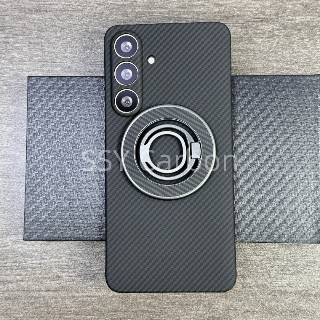 

Чехол для Samsung Galaxy S25 FE 600D из кевлара, арамидного волокна, с технологией плавного плетения, с магнитным креплением