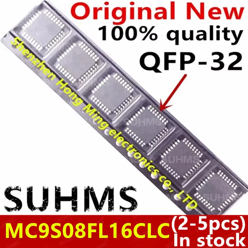 (2-5piece)100% New MC9S08FL16CLC MC9S08 FL16CLC QFP-32
