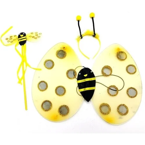 Aydınlı Party Costume Bee Wing Set Wing Tacıasası