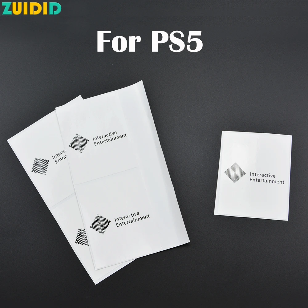 ZUIDID 1pcs Console Label Skin Sticker For PS5 Console Controller Shell Packaging Carton Sealing Label Sticker