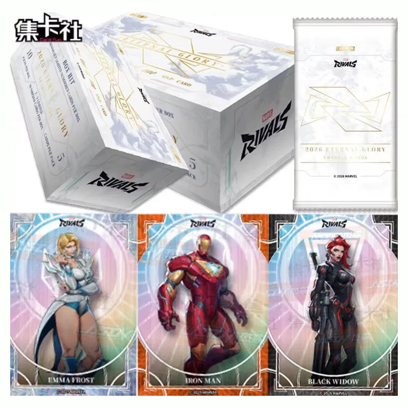 In Stock Marvel Rivals Series Collection Cards Glory Hall Series 41 Heroes PET Laser Limited Edition Trading Card Collector Gift