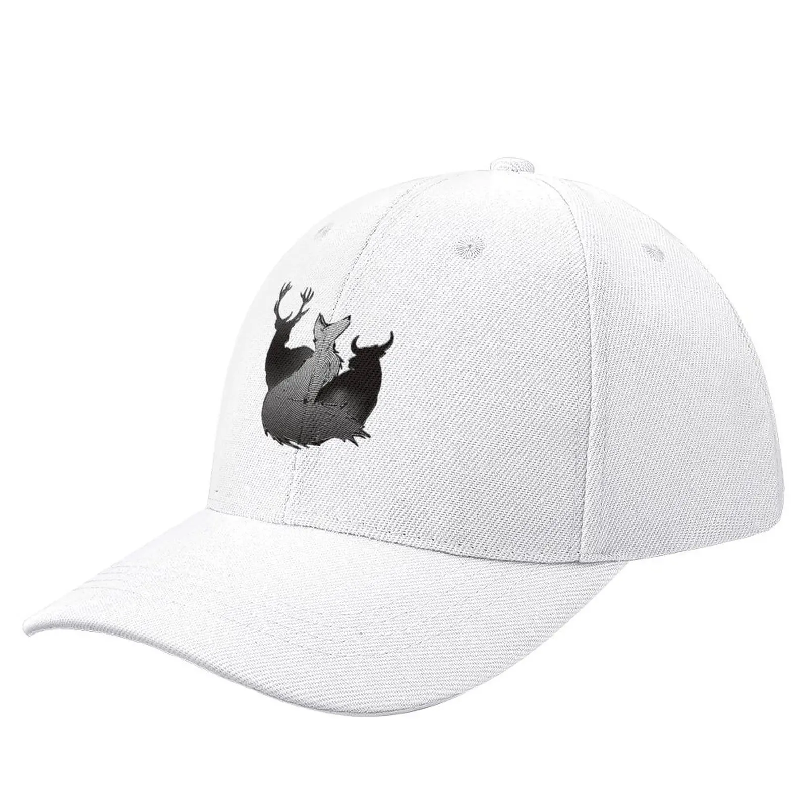 Stag Vixen & Bull Hypno Design Baseball Cap Hat Baseball Cap Luxury Man Hat Luxury Hat Beach Bag Women Hats Men's