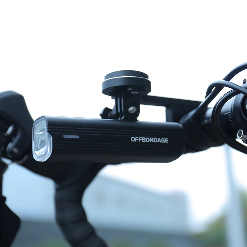 OFFBONDAGE-luz delantera para bicicleta, faro LED a prueba de lluvia, recargable por USB, 1000LM, 4800mAh