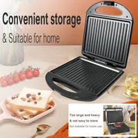 1400W Electric Large Sandwich Maker Machine Grill Plate Kitchen Breakfast Maker Non-stick Coating Plate For Gift 220V Sonife 5