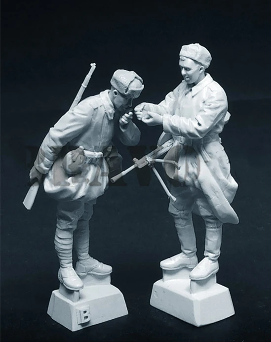 1/35 Resin Model Figure GK ,2 Figure , Unassembled and unpainted kit