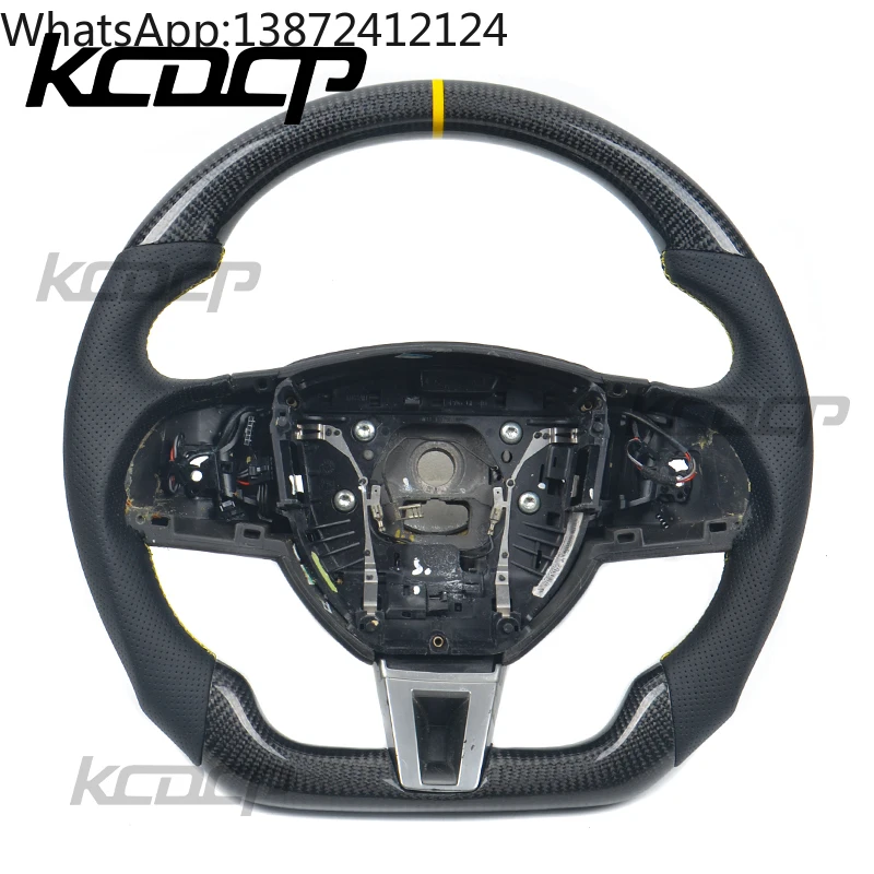 

Fit for Jaguar E-PACE XE XEL XFL XJ F-TYPE XF F-PACE Ftype LED Carbon Fibre Steering Wheel