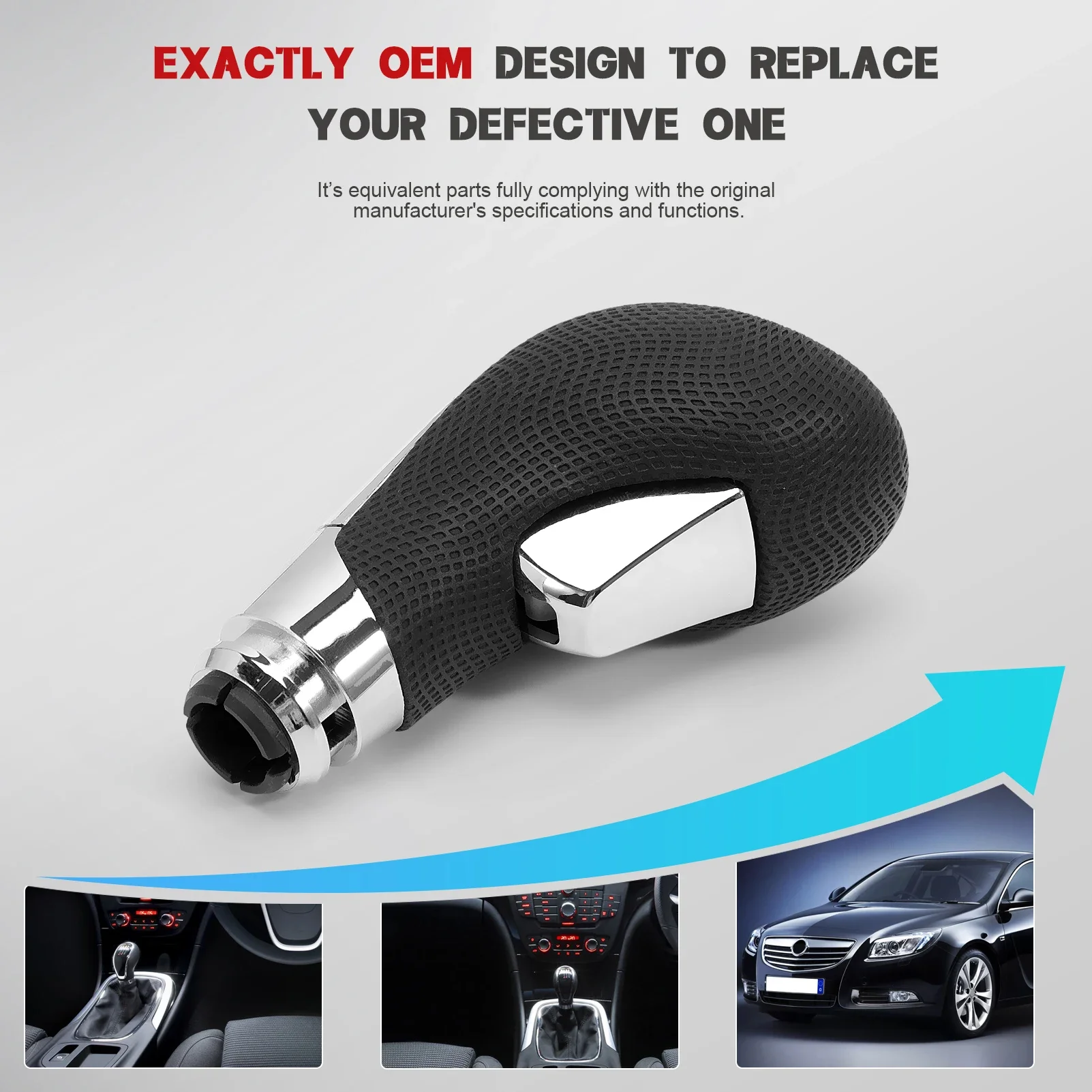 Automatic Gear Knob FOR Opel Insignia 2008 - 2017 Astra J 2009 - 2015 Opel Meriva B Opel Zafira C Smooth Plastic Part