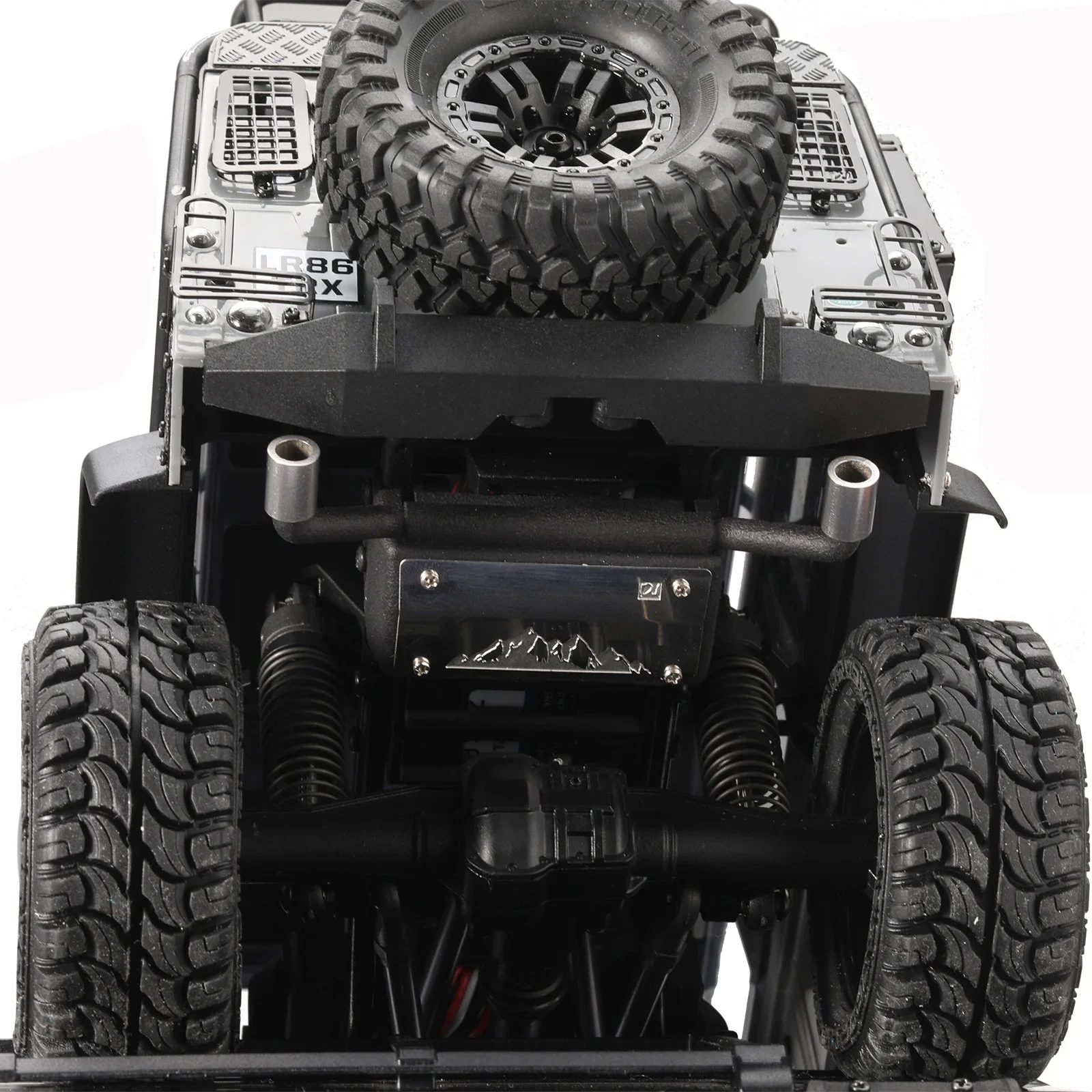 金属製燃料タンク,TRX4MディフェンダーD110 D90, RCクローラー,車のリモコン,4x4オフロード部品,DC 1/18エキゾーストパイプ用