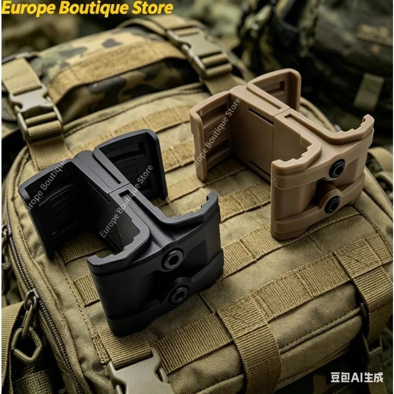 Tactical Universal Rifle Mag Parallel Connector For M4 AR-15 Double Magazine Coupler Clip Hunting Accessories