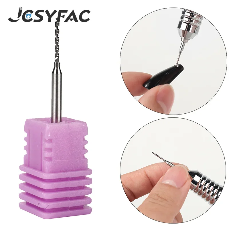 Cabezal de molienda de perforación de uñas, brocas de acero de tungsteno para uñas, herramienta de manicura, accesorios para máquina pulidora Nai