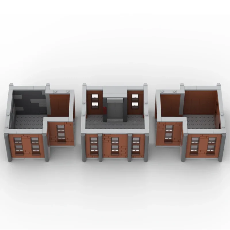 741 قطعة فيلم MOC اللبنات أرضية إضافية للمجموعة 76294 العمارة Diorama تكنولوجيا الطوب جمع اللعب MOC-23479