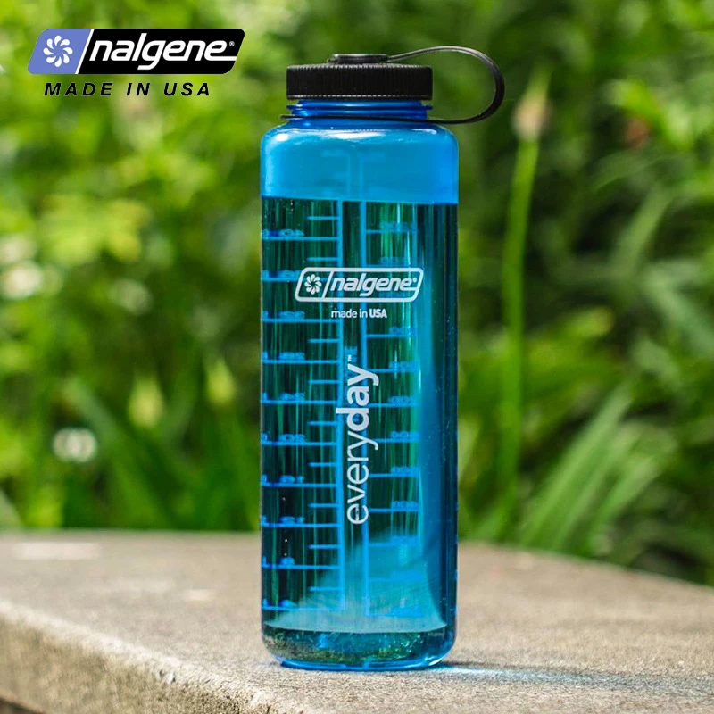 

Nalgene 1500ml Wide Mouth Water Bottle Large Capacity Tritan Sports Cup 1.5L Leakproof for Hiking Camping Outdoor Durable Safe