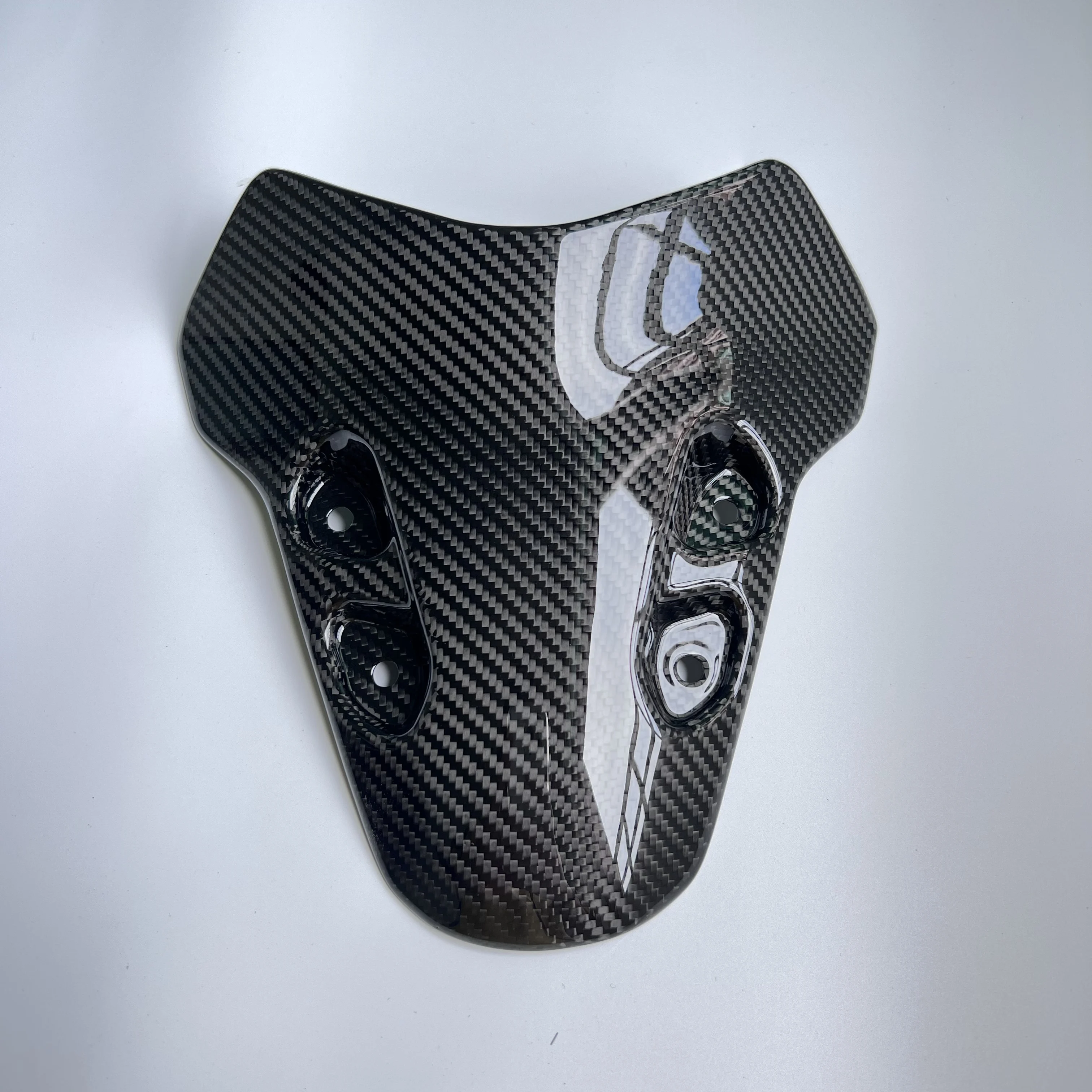 Para YAMAHA MT-07 MT07 MT 07 2021 2022 2023 2024 Accesorios de fibra de carbono para moto Parabrisas Antiviento Vento Schermo Deflector