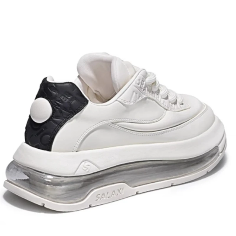 أحذية رياضية كاجوال بنعل ناعم وسادة أوروبية للرجال والنساء من الجلد الطبيعي أحذية مريحة قابلة للتنفس #5