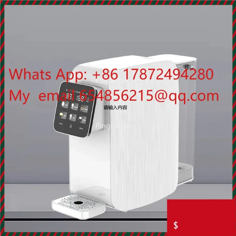 Countertop Reverse Osmosis Hot and Cold Direct Drinking Water Purifier Dispenser
