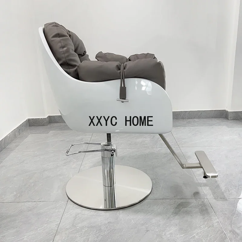 Silla De barbería giratoria para teñir el cabello, Silla De peluquero profesional, Silla De peluquero Simple, muebles De Barbería