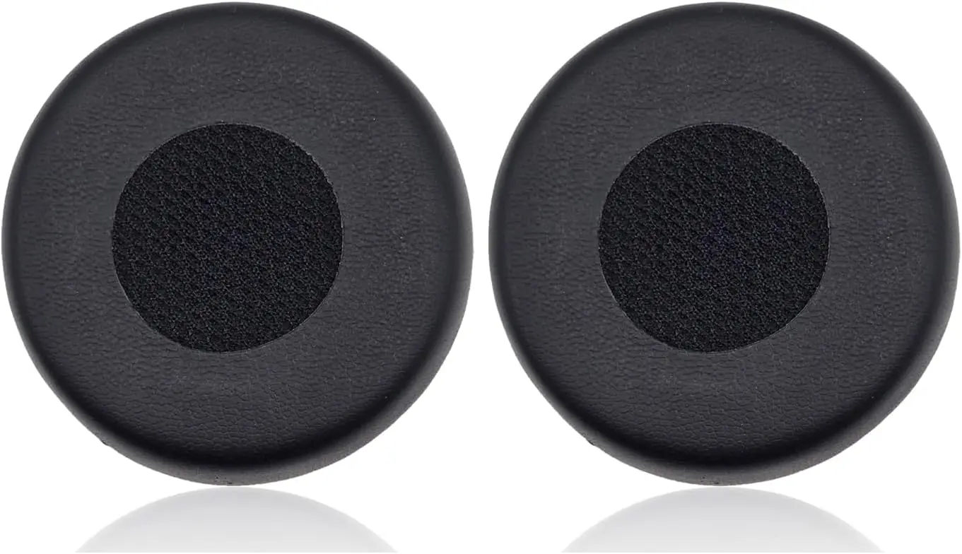 Replacement Ear Pads Compitable with Jabra Evolve75/75+/75UC/75MS, Headphone Earpads Cushions, Headset Ear Covers with Soft Leat