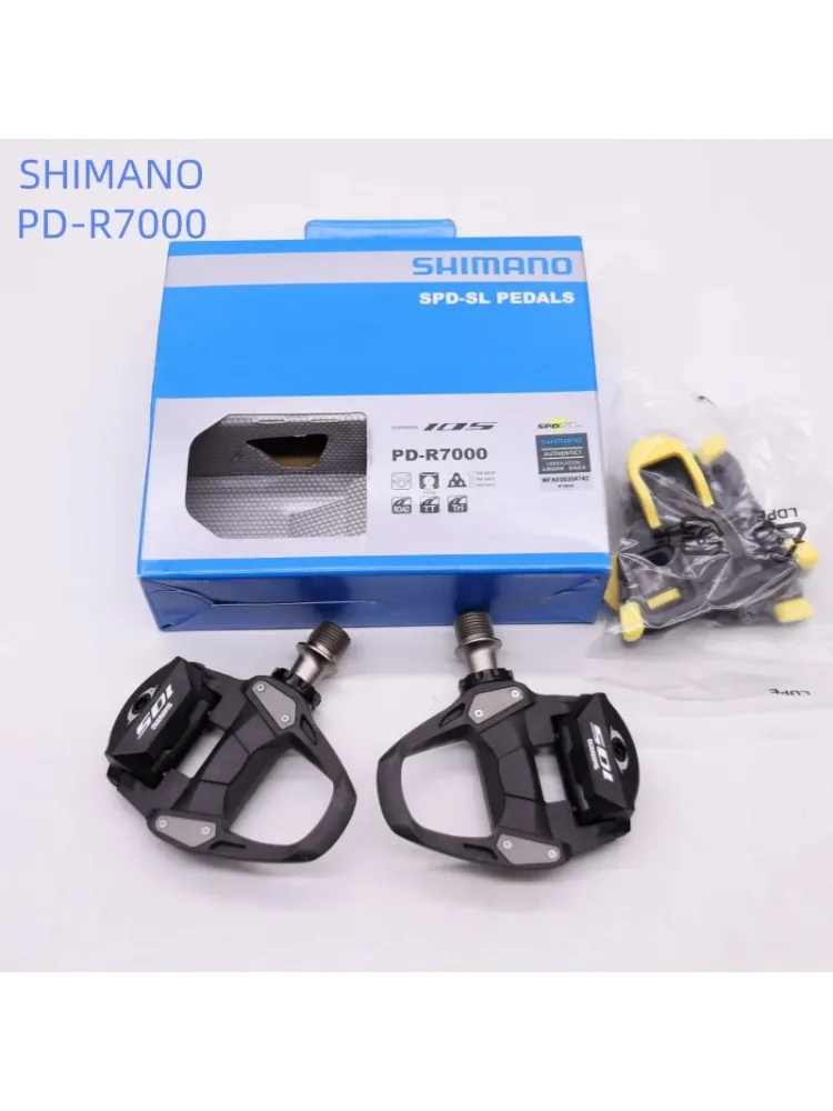 AliExpress Shimano 105 PD R7000 Road Bike Pedals Carbon Self-Locking Pedals With SH11 Cleats SPD-SL Racing  TT Triathlon bicycle pedal