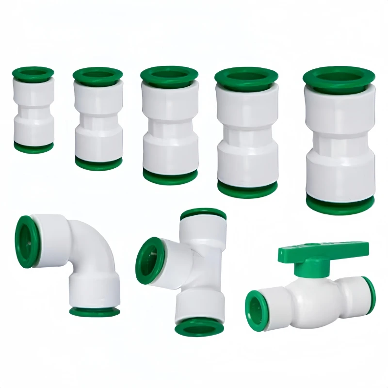 ملحقات الموصل القطر الداخلي 20/25/32 مللي متر PPR موصل سريع لا يتطلب البلاستيك الساخن تذوب المحملة الكوع موصل مباشر