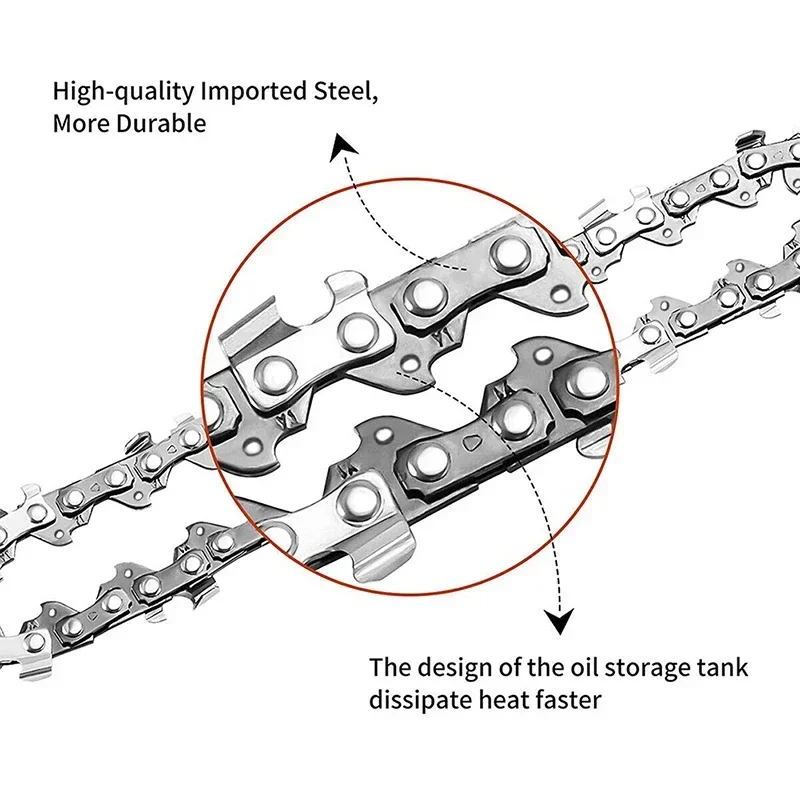 1/2/3/4pcs 10 Inch Chain 40DL 20Cutter 3/8\