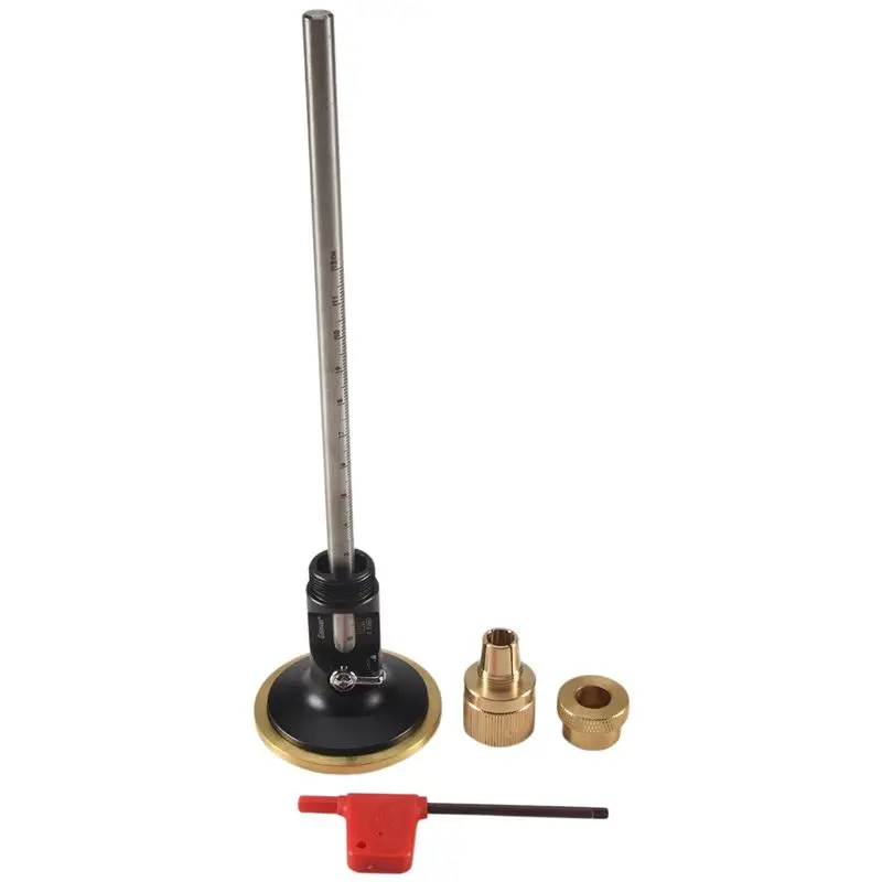 ABJI-Ganwei Wheel Marking Gauge Woodworking Marking Scriber With 2 Replacement Cutters Solid Metal Bar Wood Scribe Tool For Carp