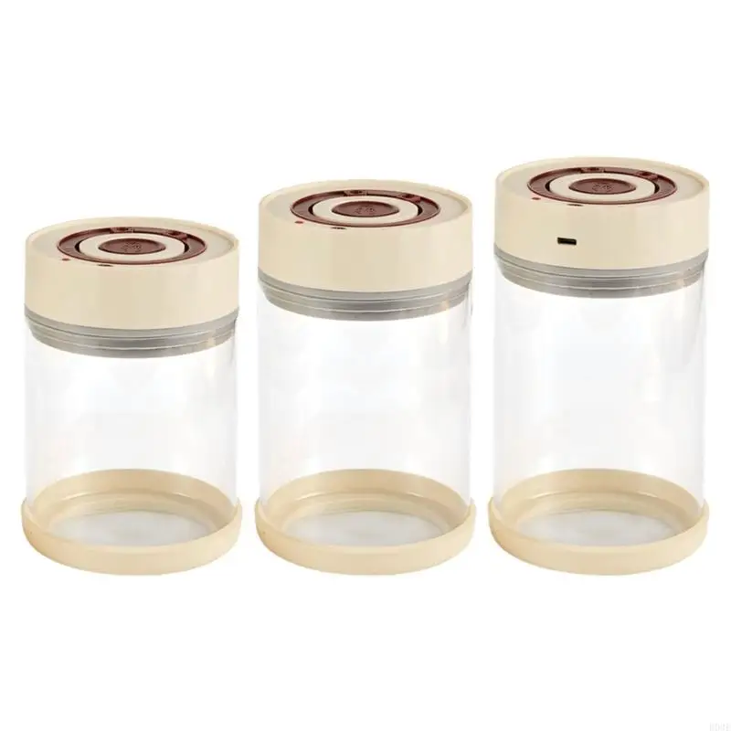 Electric Vacuum Storage Container 800ml 1000ml 1200ml Size For Preserving Quality Of Coffee Grains And Snacks B03E