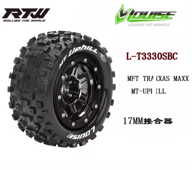 Louise MT Uphill Black Tires (2) 17mm MFT MAXX  - L-T3330SBC