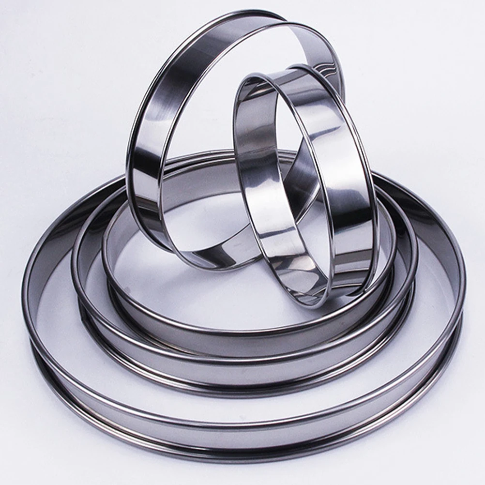 

Pizza Sprinkler Ring Cooking Pin Baking Rings Round Stainless Steel Pastry Serving