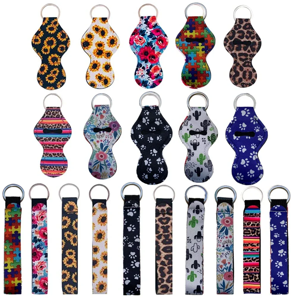 20-Piece Fashion Lipstick Holder Keychains – Stylish Key Rings for Gifting & Daily Accessorizing