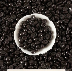 100g Simulation Coffee Beans PVC Fake Food Black Cocoa Bean Model Artificial Chocolate Beans Coffee Shop Props DIY Crafts Decor