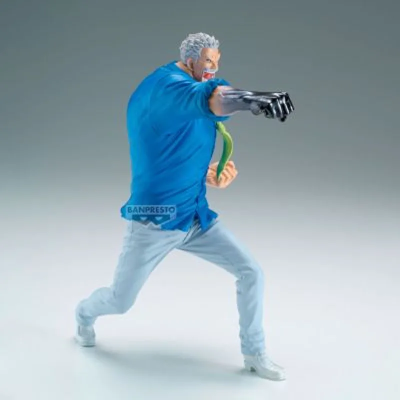 Bandai Original One Piece Monkey D Garp- 150mm figuras de acción de Anime juguetes para niños regalo de Navidad adornos de modelos coleccionables