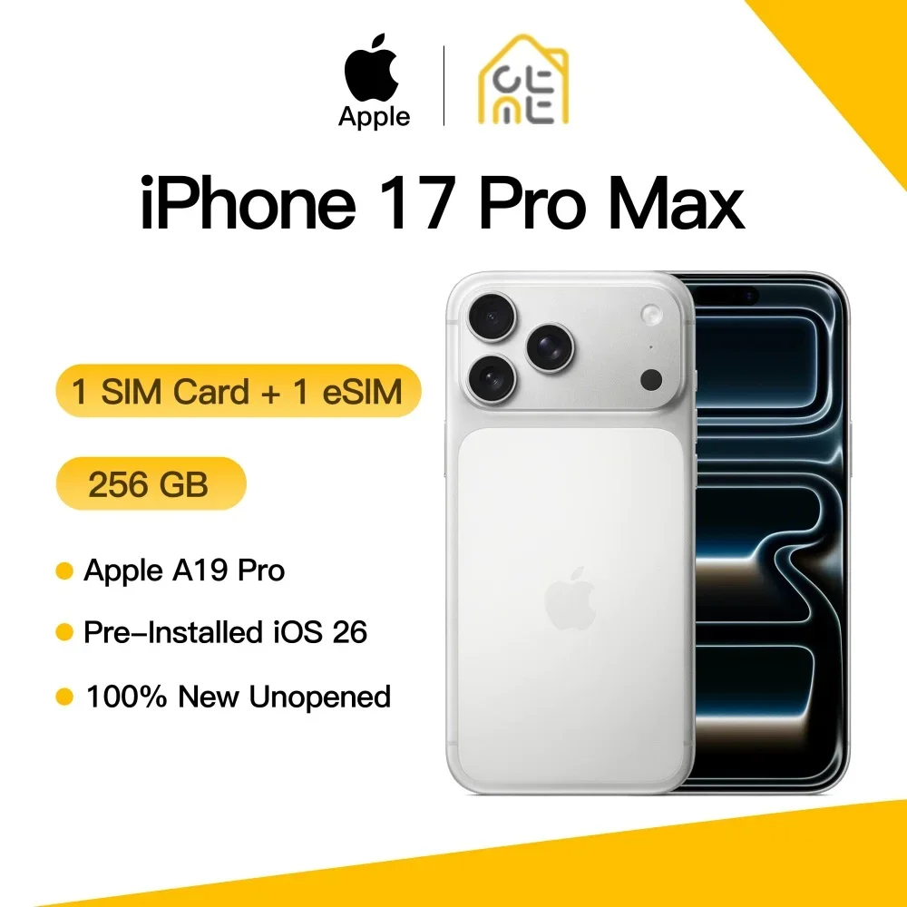 Apple iPhone 17 Pro Max Original New 12GB RAM 120Hz 6.9